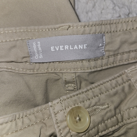 Everlane lightweight chino ankle length trouse pant size 4 - Picture 6 of 7